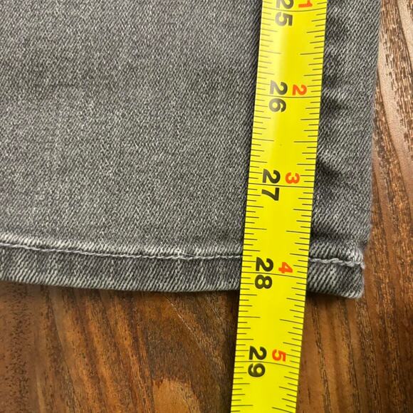 Mother The Looker High-Rise Stretchy Skinny Jeans Gray Color– Size 32 - Picture 8 of 8